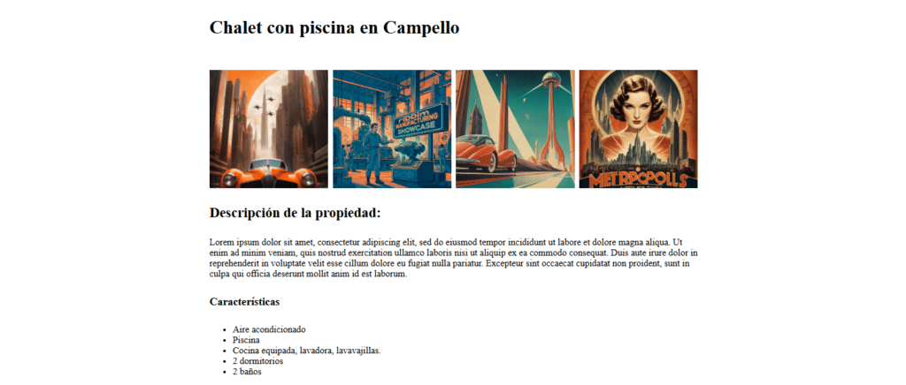 Publicar vivienda como entrada de WordPress